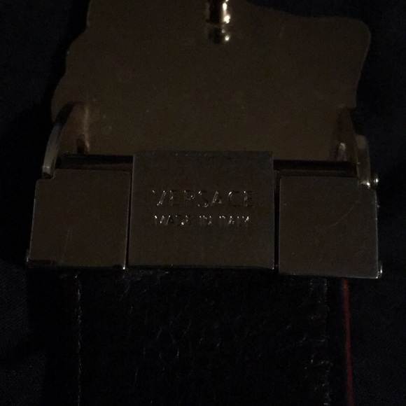 Versace Medusa Head Belt Reversible Red/Black - Picture 4 of 4